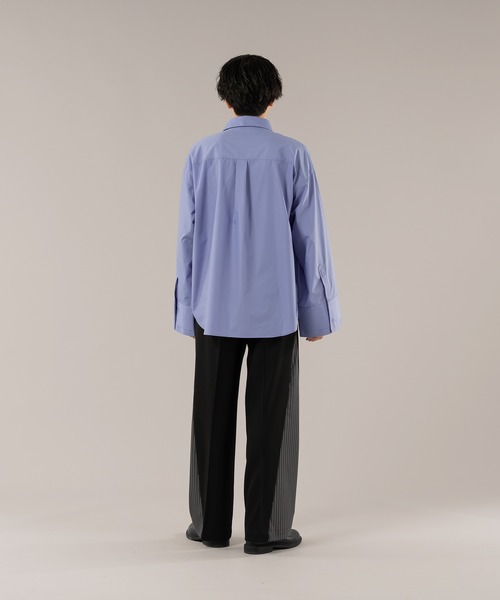 DOUBLE CUFFS FLARE SHIRT/ダブルカフスフレアシャツ（シャツ/ブラウス