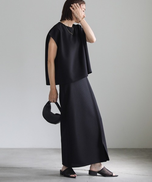 セール】リップルボーダータイトスカート（スカート）｜select MOCA