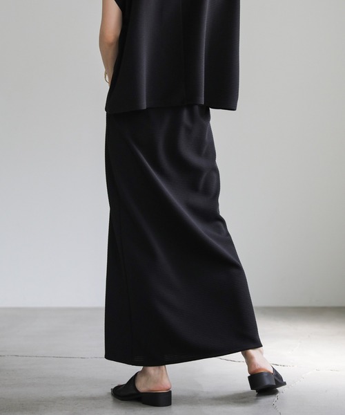 セール】リップルボーダータイトスカート（スカート）｜select MOCA