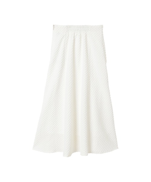 ANDGEEBEE（アンジービー）の「ジャガードフレアスカート（スカート・レディース・ホワイト/ブラック・MEDIUM）」の13枚目の写真