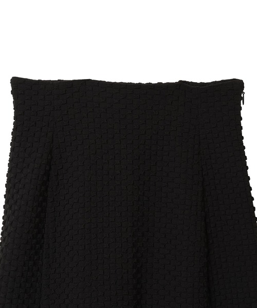 ANDGEEBEE（アンジービー）の「ジャガードフレアスカート（スカート・レディース・ホワイト/ブラック・MEDIUM）」の4枚目の写真