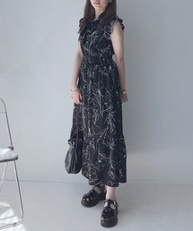 AS KNOW AS plus | 〇前後2WAYノースリーブティアードワンピース(ワンピース)