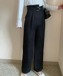 ウエストベルトデザインパンツ