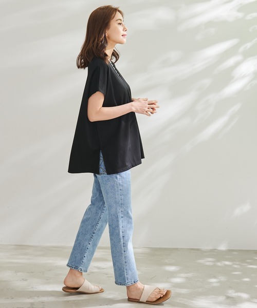 Arnold Palmer（アーノルドパーマー）の「フェイク レイヤード カノコ チュニック（チュニック・レディース・ピンク/ホワイト/ブラック・L/S/M）」の16枚目の写真