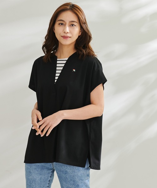 Arnold Palmer（アーノルドパーマー）の「フェイク レイヤード カノコ チュニック（チュニック・レディース・ピンク/ホワイト/ブラック・L/S/M）」の15枚目の写真