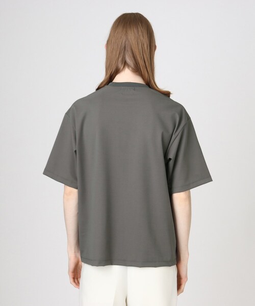 tk.TAKEO KIKUCHI（ティーケータケオキクチ）の「【日本製】はりぷるカットソー（Tシャツ/カットソー・メンズ・ホワイト/チャコールグレー/ブラック・01/02/03）」の7枚目の写真