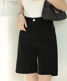 MAISON DE THERESE | ハイウエストデニム5分パンツ(デニムパンツ)