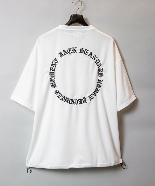 JACKROSE(ジャックローズ)の「JE-Circle Logo Drawcord Tee(Tシャツ/カットソー・メンズ・ホワイト/ブラック・M/L)」の2枚目の写真