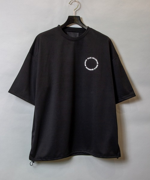 JACKROSE(ジャックローズ)の「JE-Circle Logo Drawcord Tee(Tシャツ/カットソー・メンズ・ホワイト/ブラック・M/L)」の1枚目の写真