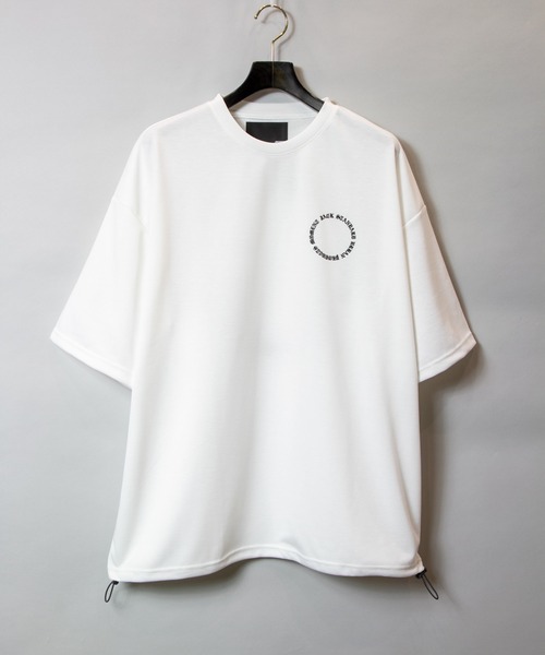 JACKROSE(ジャックローズ)の「JE-Circle Logo Drawcord Tee(Tシャツ/カットソー・メンズ・ホワイト/ブラック・M/L)」の3枚目の写真