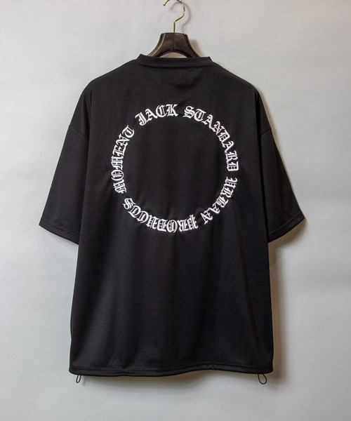 JACKROSE(ジャックローズ)の「JE-Circle Logo Drawcord Tee(Tシャツ/カットソー・メンズ・ホワイト/ブラック・M/L)」の4枚目の写真