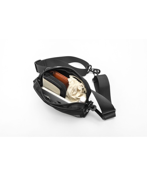 Rename（リネーム）の「Rename メッシュポケット 軽量 ナイロン ミニ ショルダーバッグ（ショルダーバッグ・メンズ・ブラック/グレー・FREE）」の17枚目の写真