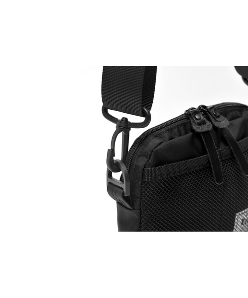 Rename（リネーム）の「Rename メッシュポケット 軽量 ナイロン ミニ ショルダーバッグ（ショルダーバッグ・メンズ・ブラック/グレー・FREE）」の12枚目の写真