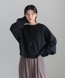 select MOCA | ボックスシルエットクルーネックニット(ニット/セーター)