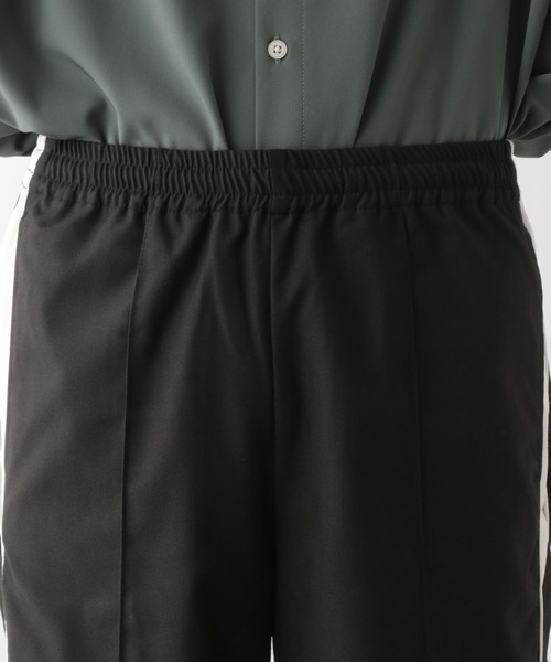 RAGEBLUE（レイジブルー）の「TRストレッチ/サイドラインボタン/ストレートワイドパンツ（スラックス・メンズ・ブラック/ダークグレー・FREE）」の8枚目の写真