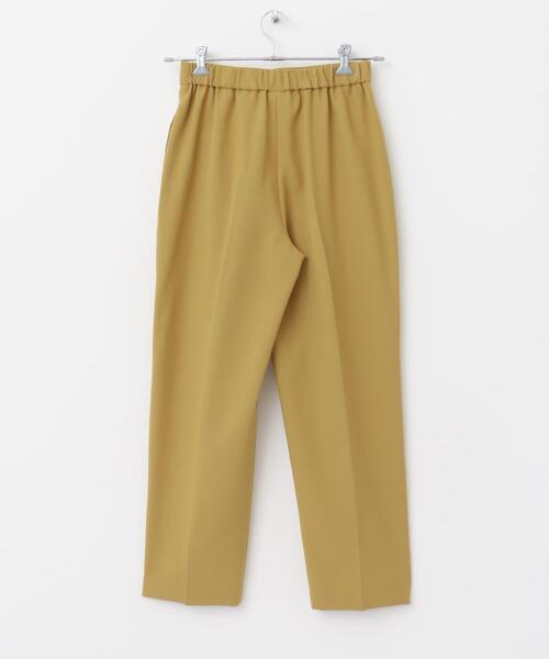 URBAN RESEARCH DOORS（アーバンリサーチドアーズ）の「『セットアップ対応』麻調合繊ストレートトラウザー（その他パンツ・レディース・イエロー系その他/ネイビー・MEDIUM/SMALL）」の21枚目の写真