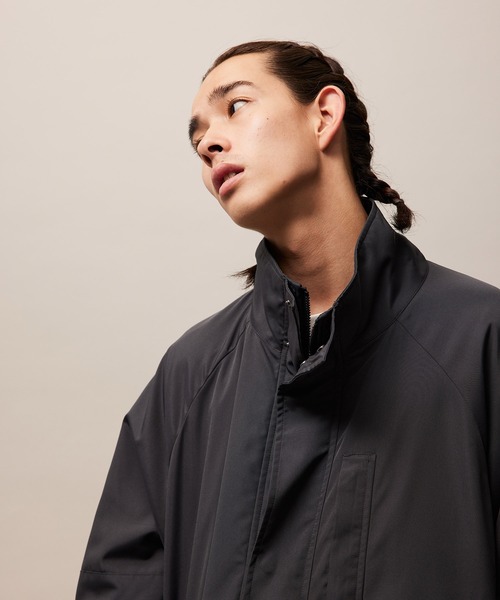 re_k by JUNRED（レクバイジュンレッド）の「re_k by JUNRED / スタンドカラーナイロンブルゾン（ナイロンジャケット・メンズ・チャコールグレー/ライトグレー・S/M/L）」の21枚目の写真