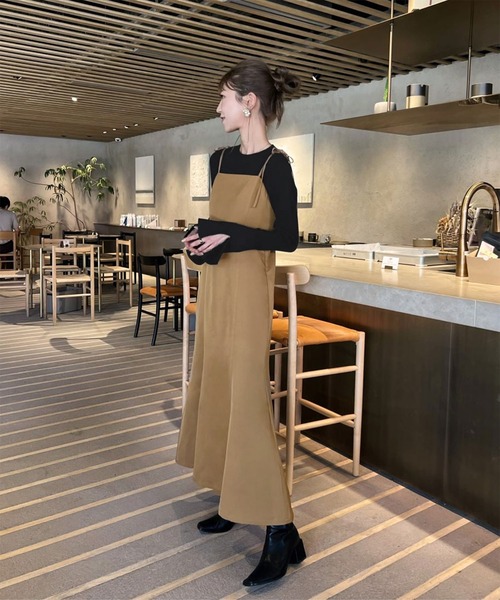 titivate（ティティベイト）の「肩リボンマーメイドキャミソール