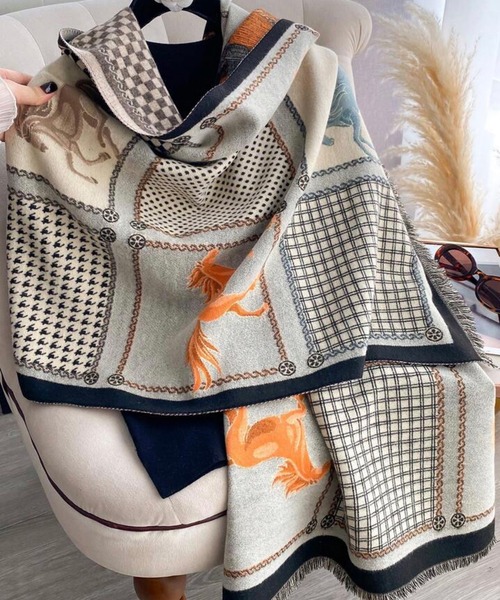 NOLITA　カシミアタッチ ビスコース 大判 ストール マフラー パシュミナ セール】【 NOLITA / ノリータ 】カシミアタッチ ビスコース 大判