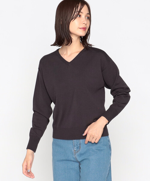 KAPITAL Vネックニットセーター ダイヤ柄Vネックニット(ニット・セーター) | MICHEL KLEIN HOMME