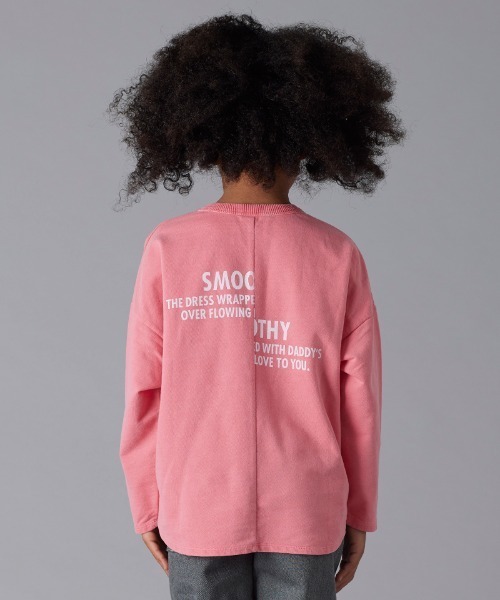 Smoothy（スムージー）の「Smoothy Pigment Line long sleeve Tee / スムージー ピグメントラインロングスリーブTシャツ（Tシャツ/カットソー・キッズ・ブラック/ピンク/イエロー・X-LARGE/MEDIUM/SMALL/LARGE）」の11枚目の写真