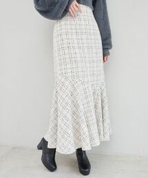 MAJESTIC LEGON | 【WEB限定XSサイズあり】ツイードマーメイドスカート(スカート)