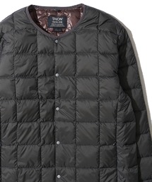 【TAION / タイオン】CREW NECK BUTTON DOWN JACKET / クルーネック インナーダウンジャケット