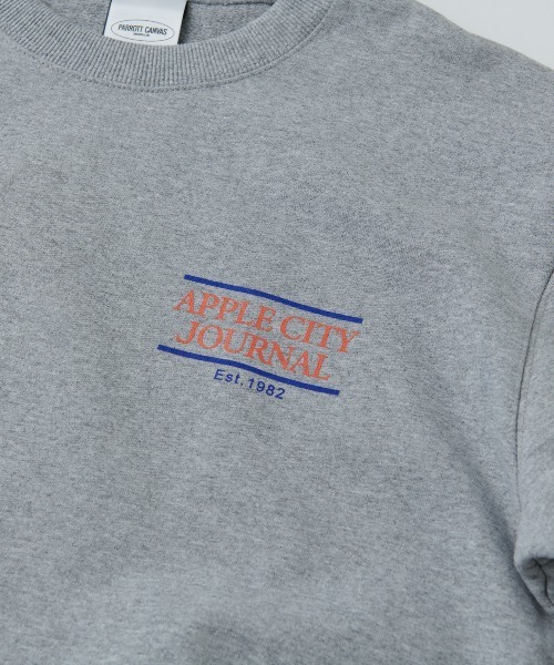 PARROTT CANVAS apple city journal スウェット PARROTT CANVAS（パロットキャンバス）の「APPLE CITY JOURNAL