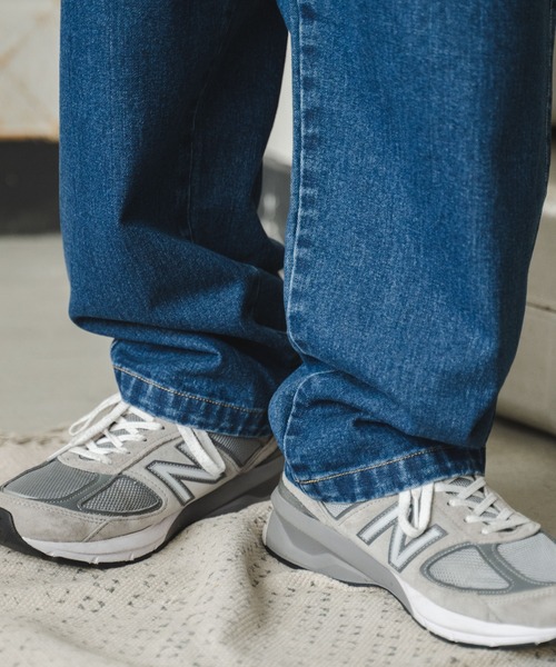 WEGO（ウィゴー）の「WEGO/デニムイージーワイドパンツ（デニムパンツ・メンズ・ライトインディゴブルー/グレー/インディゴブルー/ブラック・SMALL/MEDIUM/LARGE/X-SMALL）」の22枚目の写真