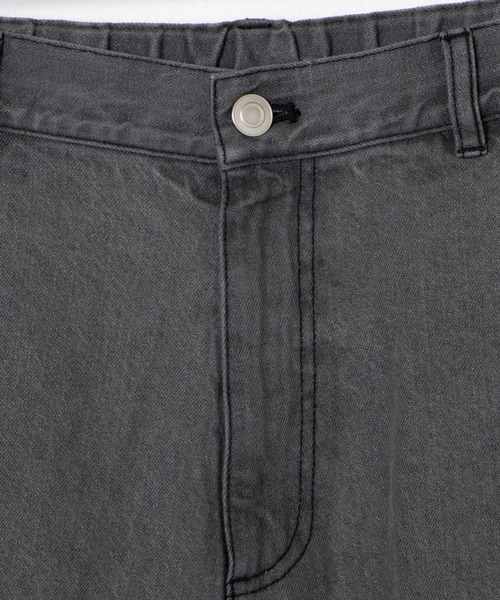 WEGO（ウィゴー）の「WEGO/デニムイージーワイドパンツ（デニムパンツ・メンズ・ライトインディゴブルー/グレー/インディゴブルー/ブラック・SMALL/MEDIUM/LARGE/X-SMALL）」の15枚目の写真