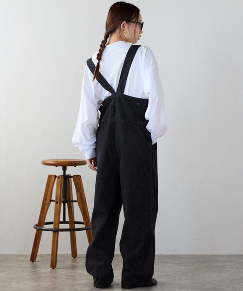USAコットン】モックネックロングスリーブTシャツ / ロンT