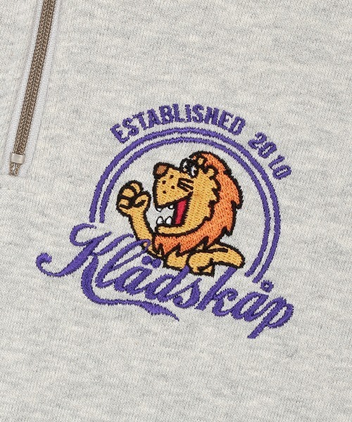 kladskap（クレードスコープ）の「ライオンハーフジップトレーナー（スウェット・キッズ・ブラック/シルバーグレー・90cm/100cm/110cm/120cm/130cm）」の18枚目の写真