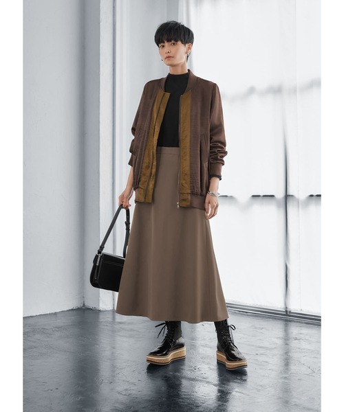 STYLE DELI(スタイルデリ)の「【重ね着用】ハイネックリブカットソーE(Tシャツ/カットソー・レディース・ネイビー/ベージュ/ホワイト/アイボリー/ブラック/ブラウン系その他・FREE)」の19枚目の写真