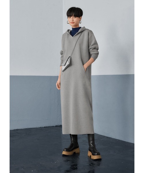 STYLE DELI(スタイルデリ)の「【重ね着用】ハイネックリブカットソーE(Tシャツ/カットソー・レディース・ネイビー/ベージュ/ホワイト/アイボリー/ブラック/ブラウン系その他・FREE)」の12枚目の写真