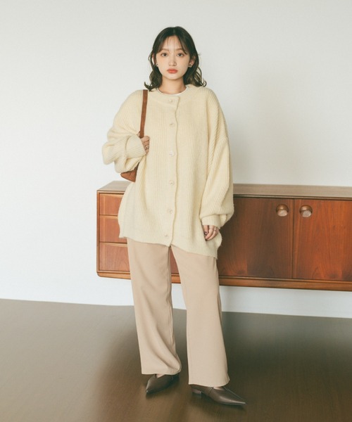 ストレートカラースラックス/SMLサイズ展開（スラックス