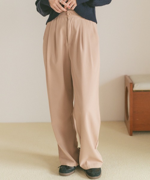 超希少サイズ❗️Supreme ブラウン pleated trouser 34 セール】ストレートカラースラックス/SMLサイズ展開（スラックス