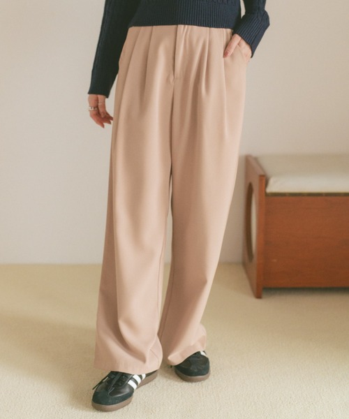 H ビューティ&ユース　ストレート　スラックス　クリース入　OVY S H ビューティ&ユース ストレート スラックス クリース入 OVY S エイチ