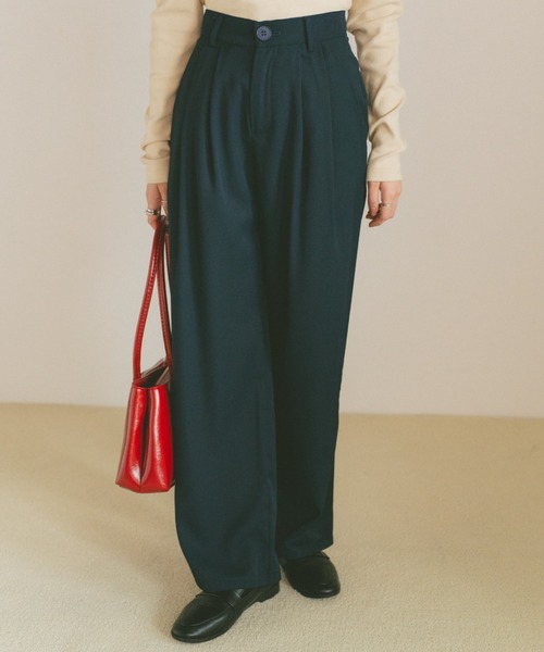 ストレートカラースラックス/SMLサイズ展開（スラックス）｜VANNIE U