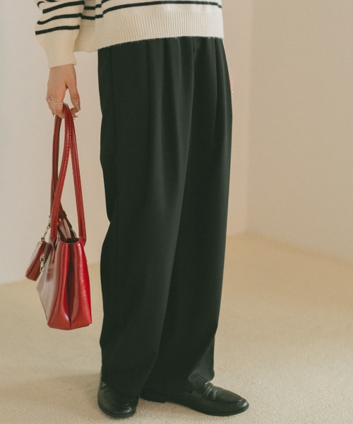 ストレートカラースラックス/SMLサイズ展開（スラックス）｜VANNIE U