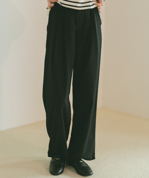 ストレートカラースラックス/SMLサイズ展開（スラックス）｜VANNIE U