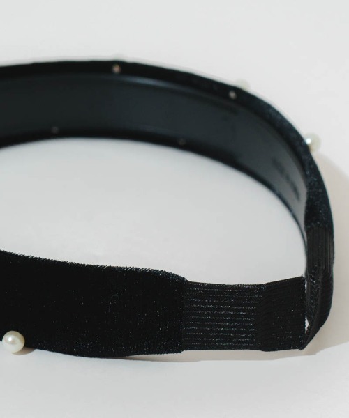 flower（フラワー）の「ドットパールカチューシャ（カチューシャ・レディース・ブラック・FREE）」の6枚目の写真