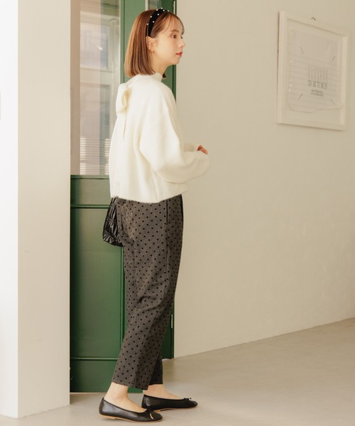 flower（フラワー）の「ドットパールカチューシャ（カチューシャ・レディース・ブラック・FREE）」の7枚目の写真