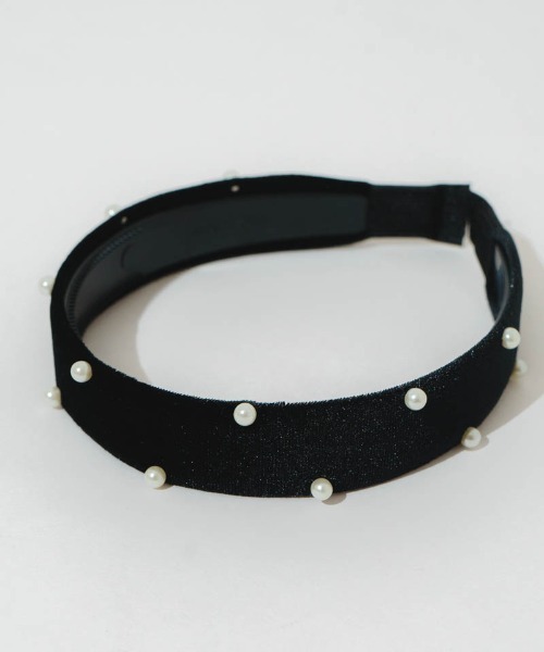flower（フラワー）の「ドットパールカチューシャ（カチューシャ・レディース・ブラック・FREE）」の12枚目の写真