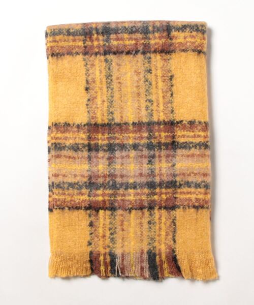 TIMELESS COMFORT（タイムレスコンフォート）の「【PIERRE QUIOC（ピエールキオック）】 Macaron Etole56x180 RED（マフラー・レディース・レッド/イエロー・ONE SIZE）」の5枚目の写真