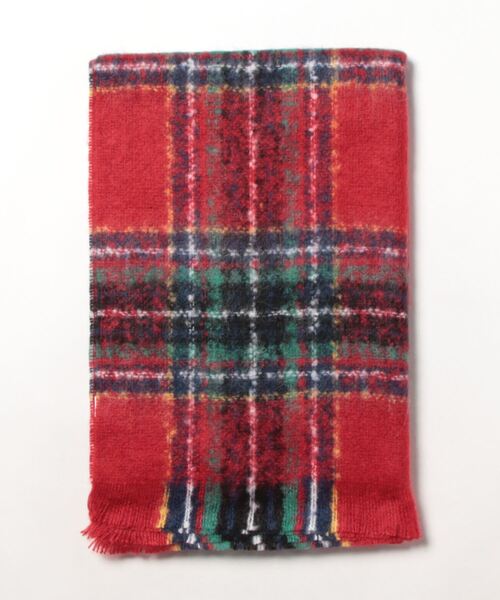 TIMELESS COMFORT（タイムレスコンフォート）の「【PIERRE QUIOC（ピエールキオック）】 Macaron Etole56x180 RED（マフラー・レディース・レッド/イエロー・ONE SIZE）」の8枚目の写真