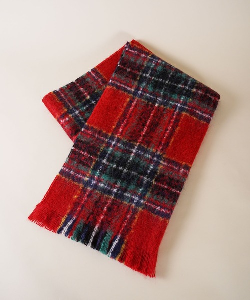 TIMELESS COMFORT（タイムレスコンフォート）の「【PIERRE QUIOC（ピエールキオック）】 Macaron Etole56x180 RED（マフラー・レディース・レッド/イエロー・ONE SIZE）」の6枚目の写真