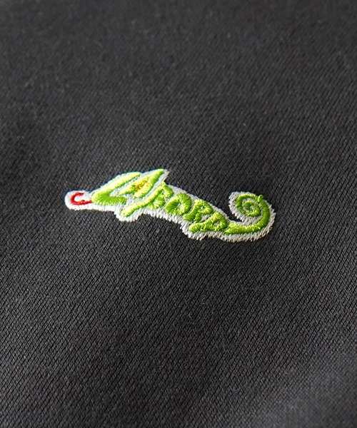Labordi（ラボード）の「裏起毛 ドロスト ワンポイント刺繍ロゴ ビッグシルエットプルオーバースウェット ユニセックス（スウェット・メンズ・グリーン/チャコールグレー/ブラック/ベージュ/グレー/ネイビー・L/XL/M）」の17枚目の写真