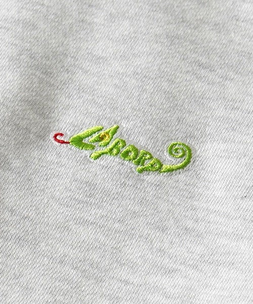 Labordi（ラボード）の「裏起毛 ドロスト ワンポイント刺繍ロゴ ビッグシルエットプルオーバースウェット ユニセックス（スウェット・メンズ・グリーン/チャコールグレー/ブラック/ベージュ/グレー/ネイビー・L/XL/M）」の8枚目の写真
