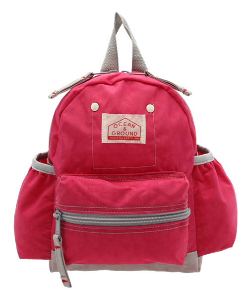 Ocean&Ground(オーシャン&グラウンド)の「DAYPACK GOODDAY (S・M)(バックパック/リュック)」|ピンク