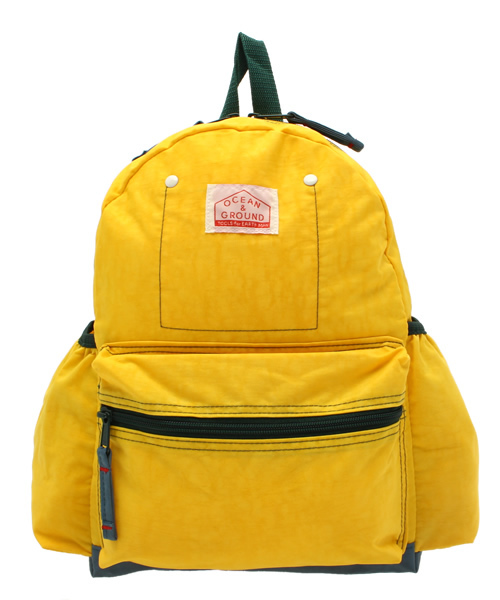 Ocean&Ground(オーシャン&グラウンド)の「DAYPACK GOODDAY (S・M)(バックパック/リュック)」|イエロー